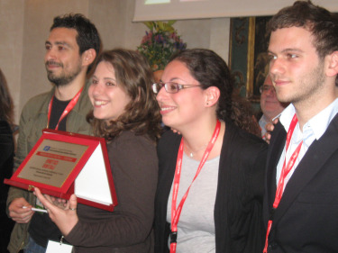 I redatori di Step1 ritirano il premio giornalistico "Eretici digitali 2010"
