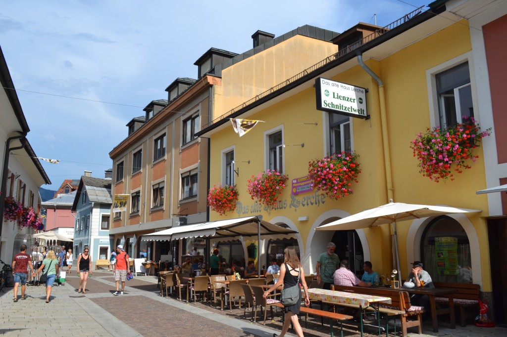Scorcio del centro di Lienz, Austria.