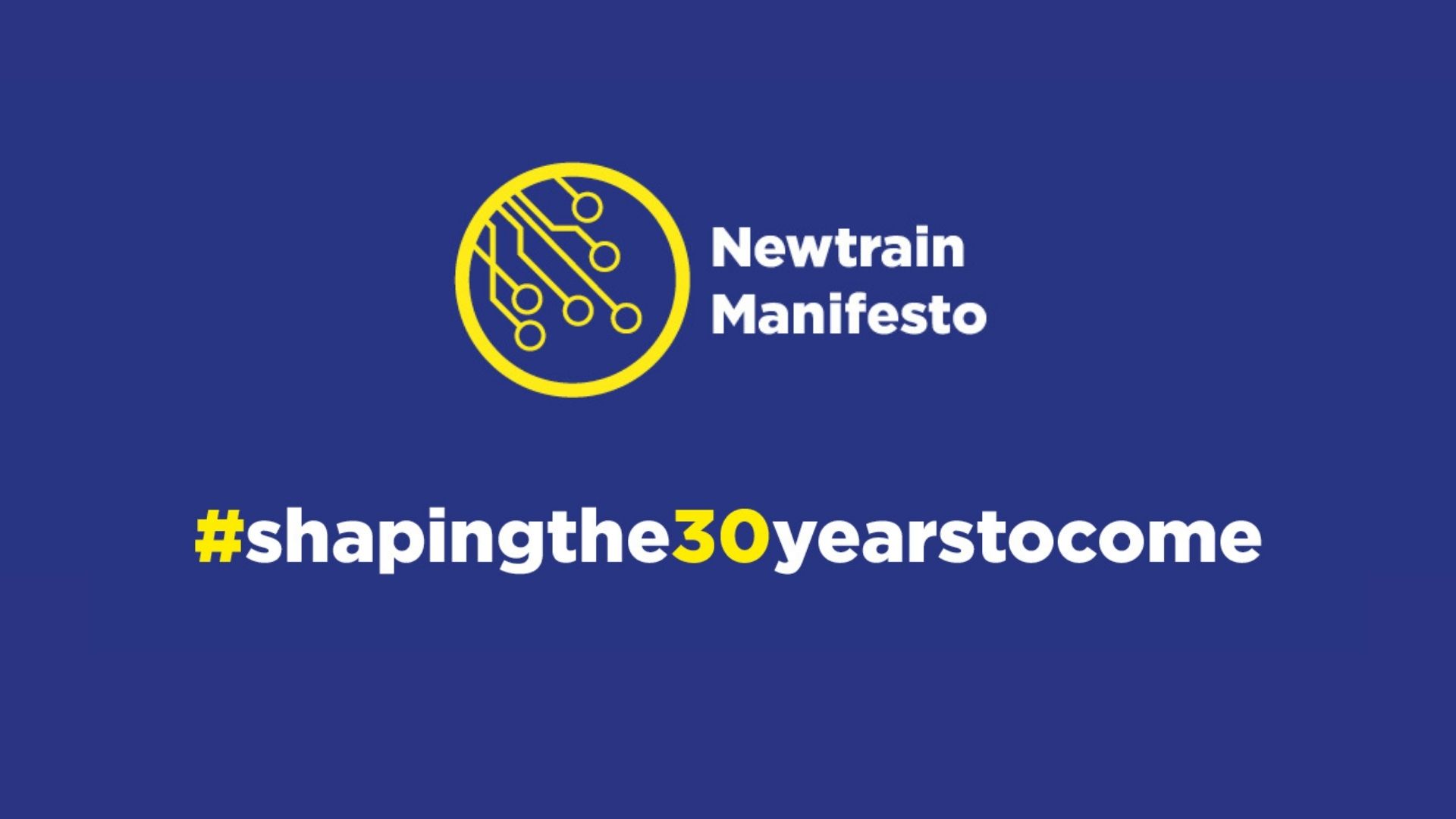 The Newtrain Manifesto